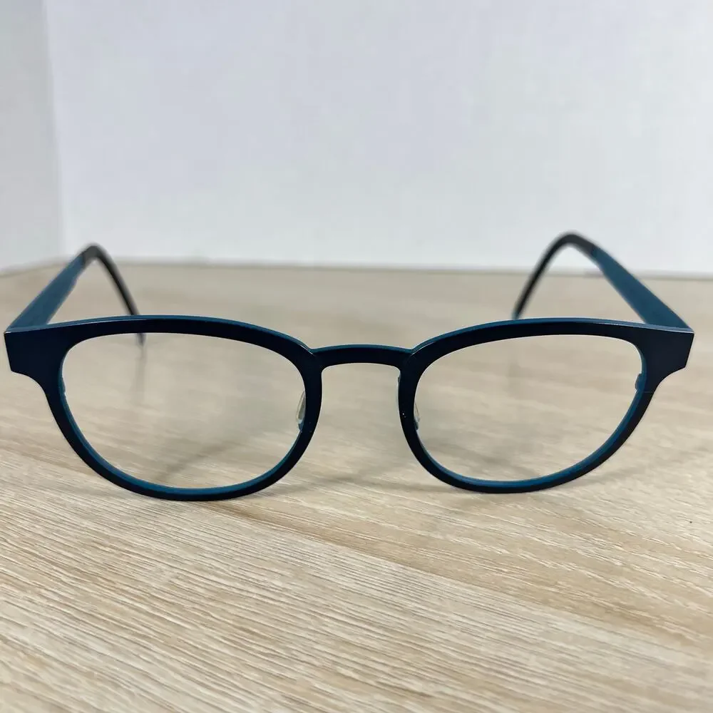 Orgreen Oldman 477 Eyeglasses Blue Titanium Frames Only 49-21-147 Japan